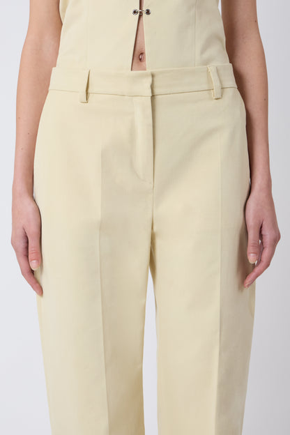 Gaspard Trousers in Cream Cotton