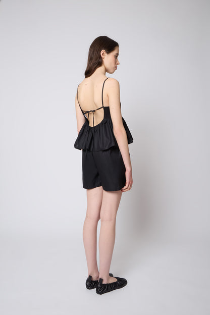 Lolie Top in Black Cotton