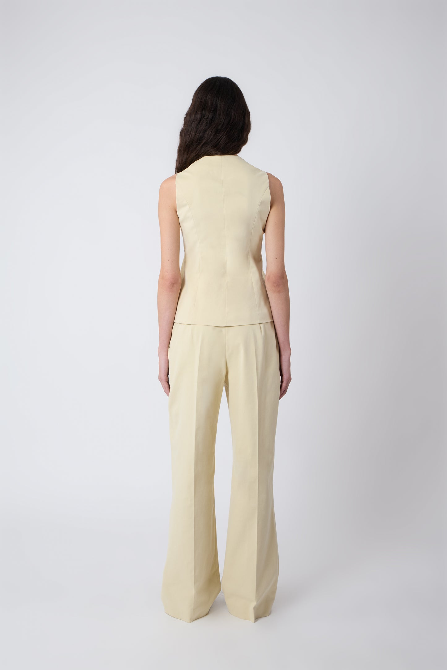 Gaspard Trousers in Cream Cotton