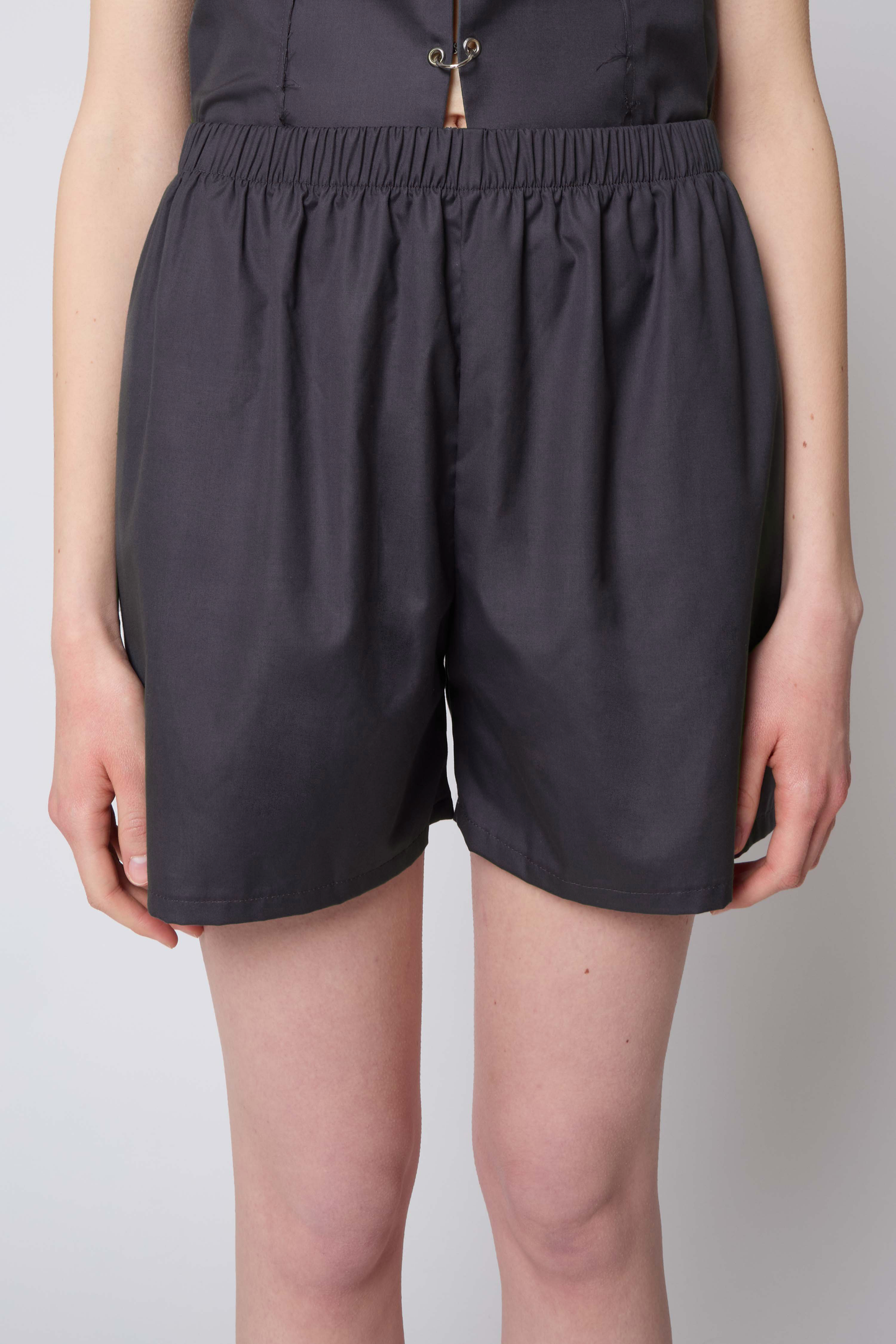 Timothée Shorts in Antracite Cotton