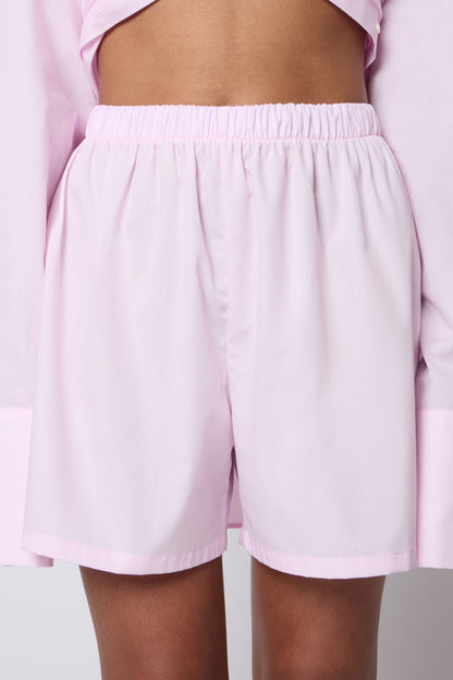 Timothée Shorts in Pink Cotton