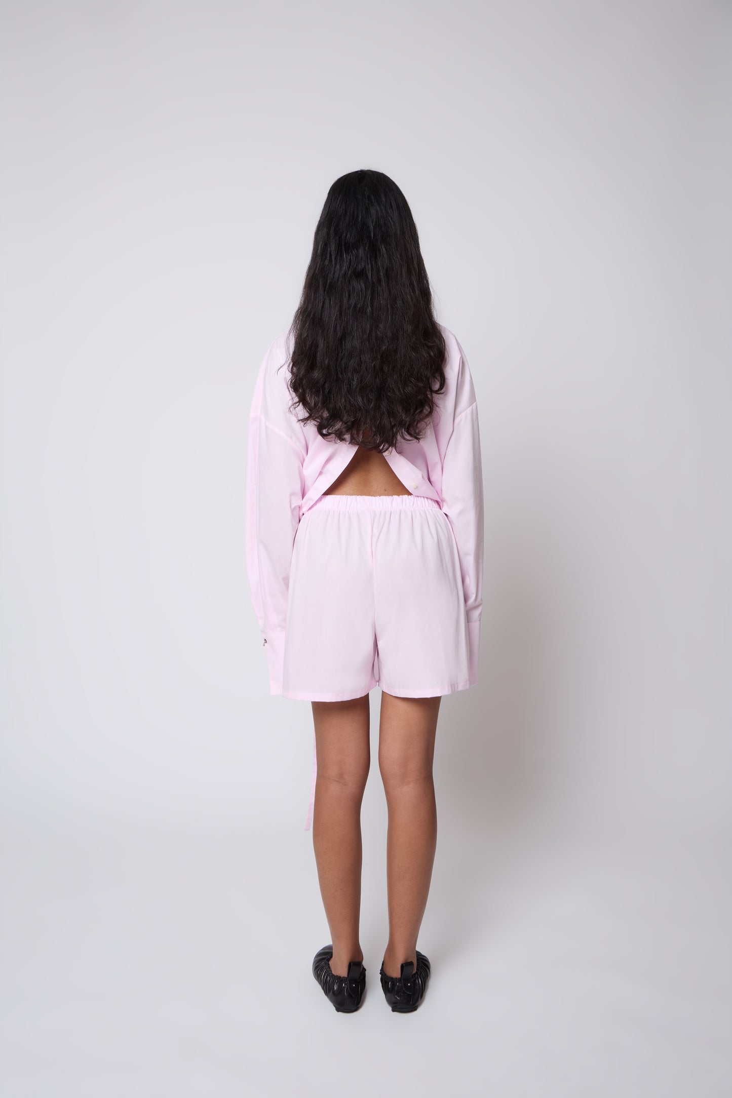 Timothée Shorts in Pink Cotton