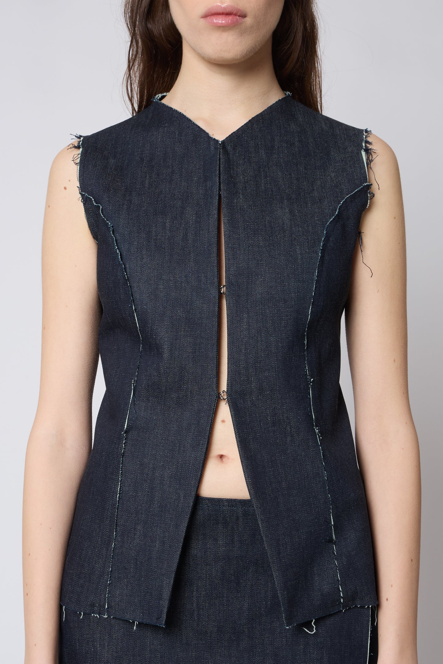 Vivienne Vest in Denim